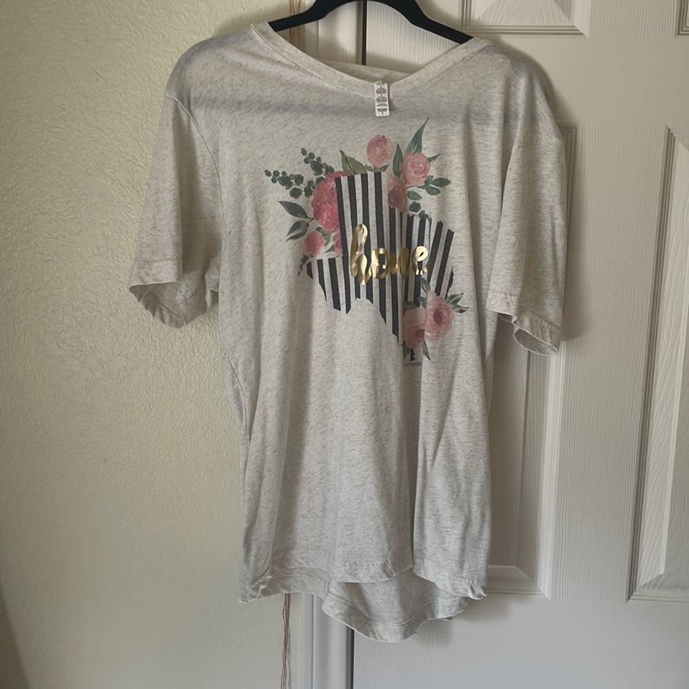 White Texas T-shirt size L